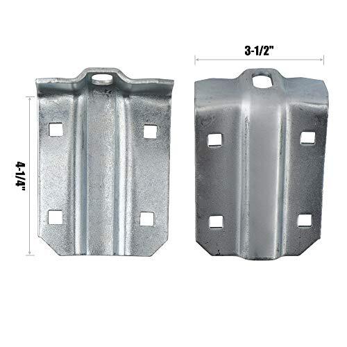 HOME MASTER HARDWARE Box Rail Hanger Kit Zinc Plated 2 Set Each Rated