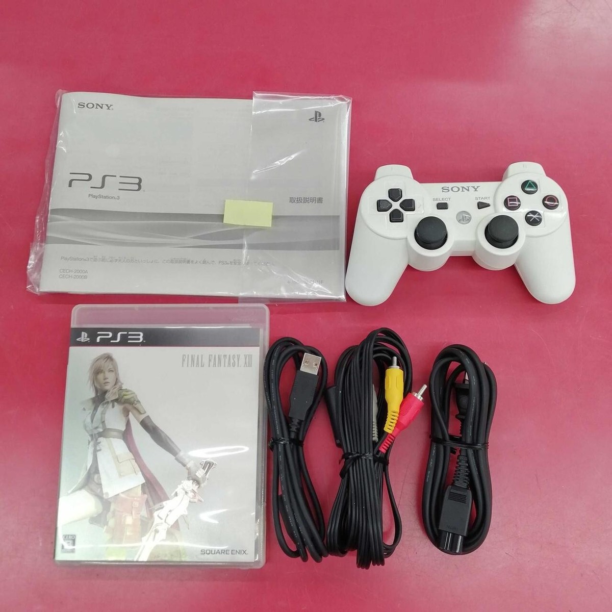 PS3本体 FF13限定モデル CEJH-10008 250GB プレステ3 PS3 250GB Final Fantasy XIII Lightning Edition CEJH-10008