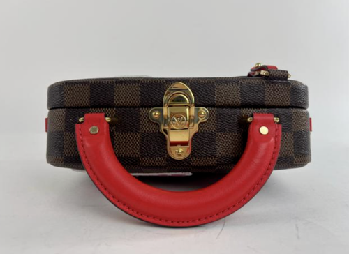 Authentic Louis Vuitton Damier Ebene Stories Box Satchel Shoulder Bag N40048 - Picture 6 of 13
