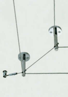 Tech Lighting 700KSO12S Satin Nickel Kable Lite Rigid Post Standoff  12'' Drop