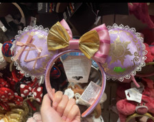 Authentic Disney Parks 2024 Tangled Rapunzel Princess Mickey Minnie Ear Headband