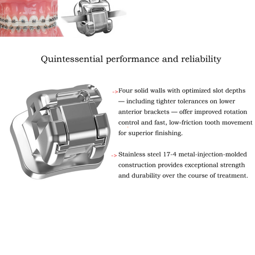 Brackets autoligables dentales DAMON Q ortodoncia Roth 022 cobre NiTi arco alambre - Imagen 4 de 40