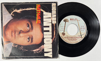 Richard Anthony: Nathalie SP 45 RPM 7'' DIG-IT DG 1122 TREMA ITALIEN 1975 RARE