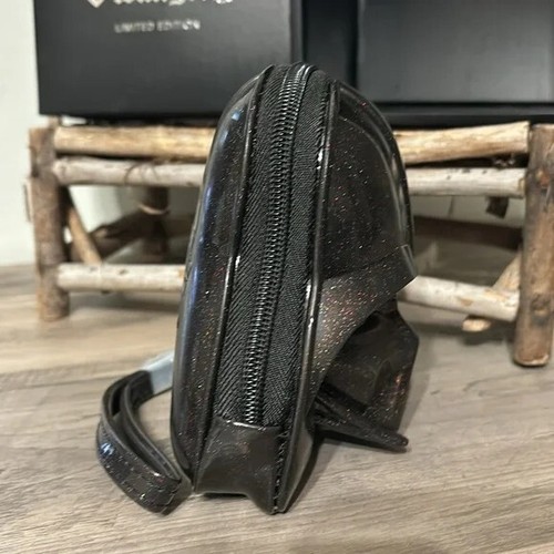 Loungefly STAR WARS Black Glitter Darth Vader Coin Purse/WRISTLET -2015 LE 600 - Picture 11 of 16