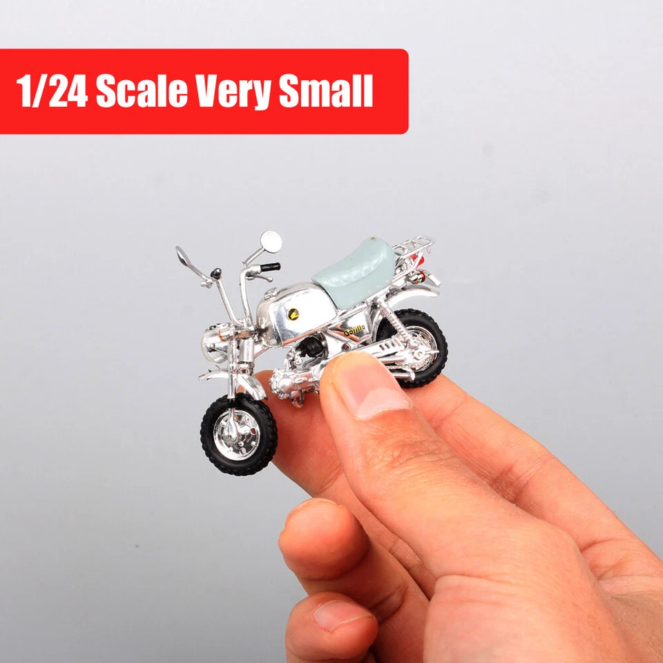 1/24 Mini Honda Gorilla 1999 Spring Motorcycle Model Die Casting Toy Collection - Image 4 of 4