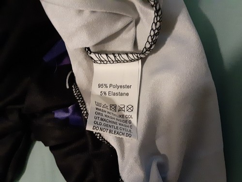 Plus Size Black Pink and Purple Butterflies Soft Knit Chemise Nightgown Sz 2X - Picture 12 of 12