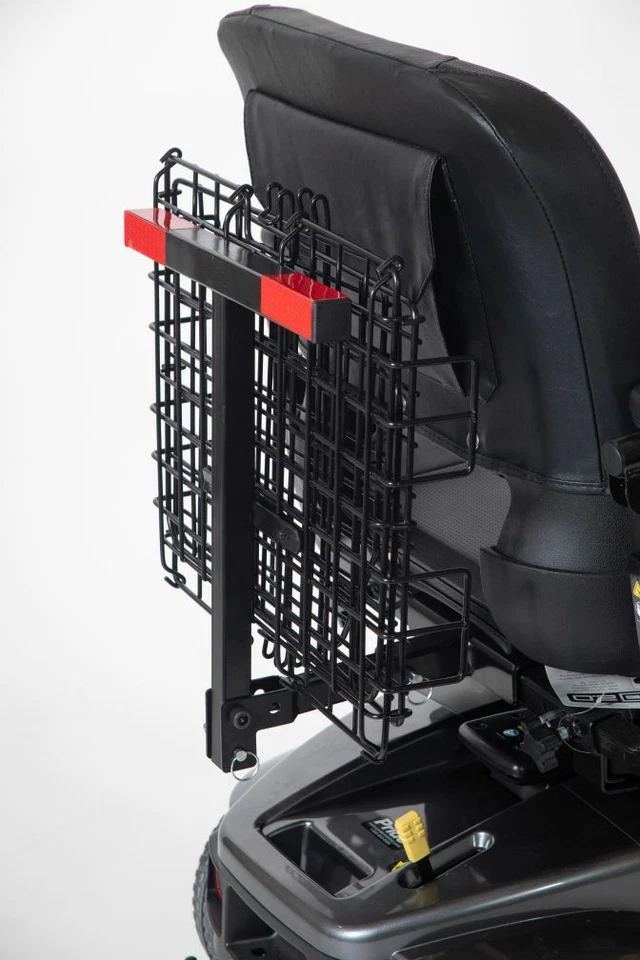 折叠后篮配件适用于 Pride Mobility 滑板车 坚固 全新设计 — 第 2/4 张图片