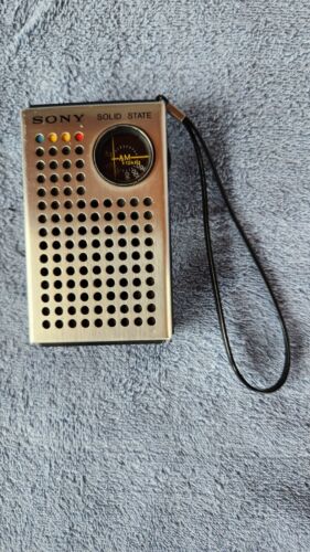Vintage Sony Model TR-4100 AM Solid State Radio, Working - fully functional