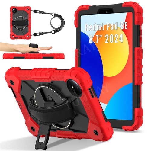 Heavy Duty Hard Stand Protective Cover Case For Xiaomi Redmi Pad SE 8.7" 2024 - Afbeelding 2 van 113