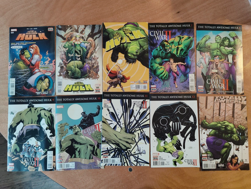 The Totally Awesome Hulk #'s 4 thru 12, & 23 (2016-2017)
