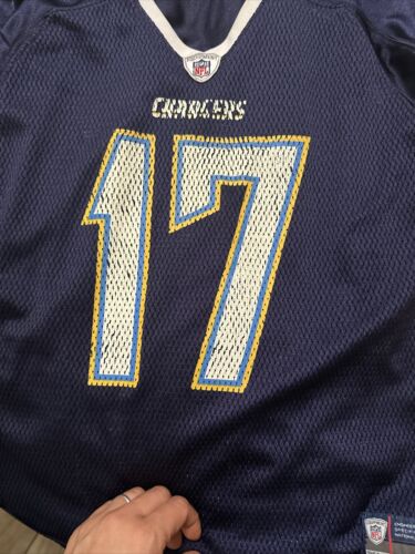 Camiseta deportiva de fútbol americano Nike Los Angeles Chargers Philip Rivers #17 para mujer NFL XL azul marino - Imagen 1 de 1