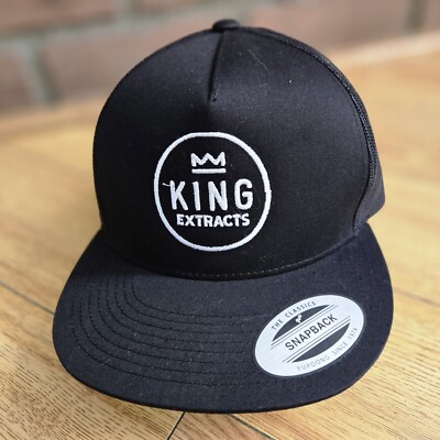 KING EXTRACTS (LOS ANGELES) PROMO Black Hat STRAPBACK 
