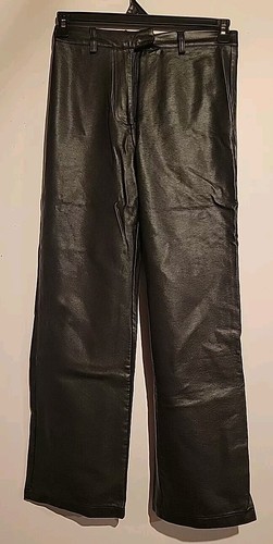 Cotton On Faux Leather Straight Pants Size US 6 - Picture 3 of 18
