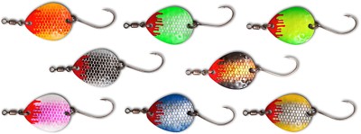 Quantum Magic Trout Bloody Blade Forellen-Blättchen-Spoon 2,1gr. Einzelhaken