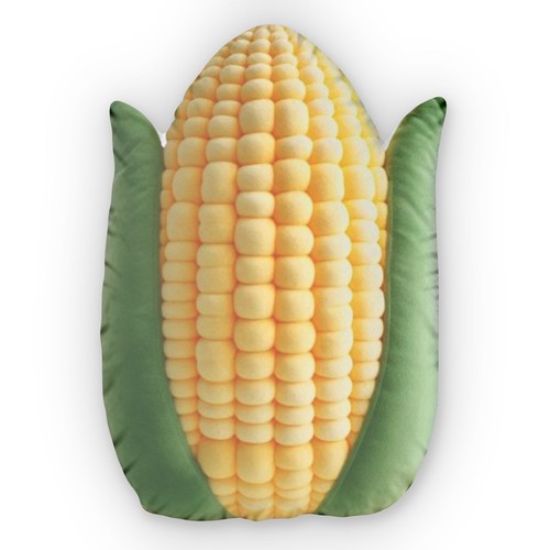Corn On The Cob, Food Plush, Shaped Pillow - 第 3/3 張圖片