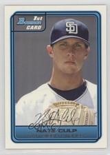 2006 Bowman Draft Draft Picks White 212/225 Nate Culp #DP20 0l2