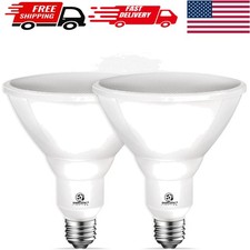 2-Pack LED Flood Light Bulbs, 5000K Brightness, Energy-Saving 11W