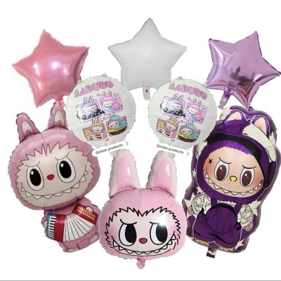 Eight Piece Monster Birthday Party Balloons