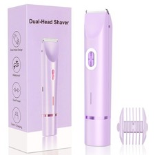 2025 New 2-in-1 Electric Bikini Trimmer for Women - Dual Head Electric Razor,...