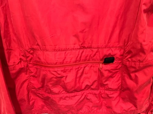 NWT Bearded Goat Full Zip Up Jacket Red Size Small Lumbar Pocket Outdoor Hiking image 6