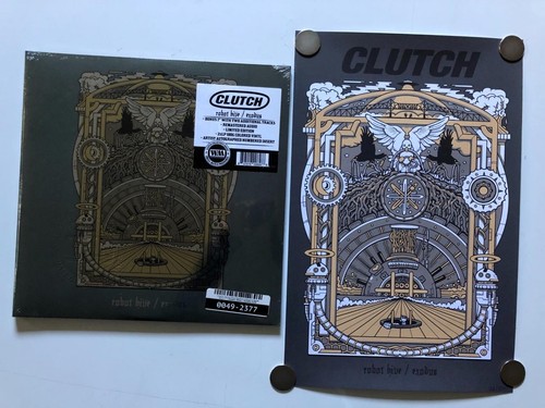 CLUTCH-Robot Hive/Exodus 2LP12" WM138 2022 Gold & Silver Vinyl+ 7" + Poster doom - Picture 1 of 5