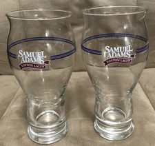 Set of 2 Samual Adams Boston Lager "Take Pride in Your Beer" 16oz Beer Glasses