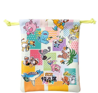 Pokemon Local Acts Limited Drawstring Bag Pouch 21×17cm Japan Exclusive Kinchaku