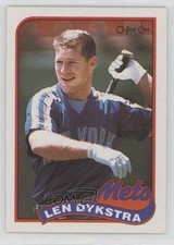 1989 O-Pee-Chee Lenny Dykstra #349 pb9