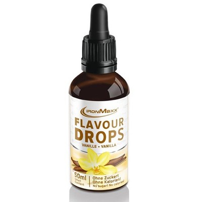 (115,80 EUR/l) Ironmaxx Flavour Drops 50ml Flasche Aroma Geschmack Flav Drop