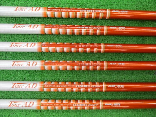 BRIDGESTONE Right Handed Iron Set X-BLADE 707 5-9,P TOUR AD AD-95 Flex S - Picture 8 of 9