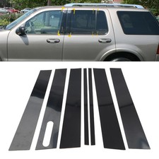 1 Set Pillar Posts Set Door Window Cover Trim Kit For Ford Explorer Sport Trac