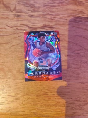 2020-21 Panini Prizm Draft James Wiseman Red Scope Crusade RC /88