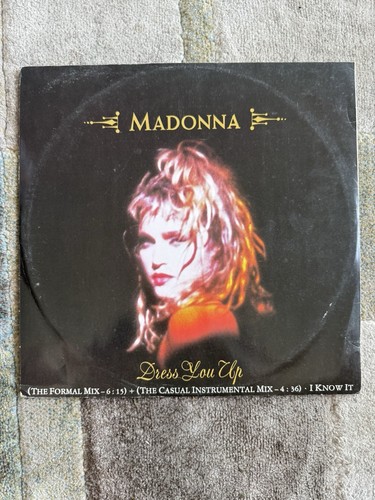 Madonna - Dress You Up 12" Picture Sleeve Single Vinyl Record - W8848T