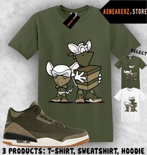 Camiseta a juego AJ 3 Family Affair a juego Zapatilla deportiva Cabeza de atraco Camiseta