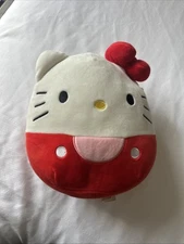 Squishmallow Hello Kitty Red Bow Tie  8”