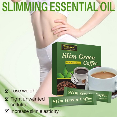 Caffè Verde Sottile 18 Pezzi con Ganoderma,Bruciagrassi,Perdita Peso☄ - Foto 4 di 11