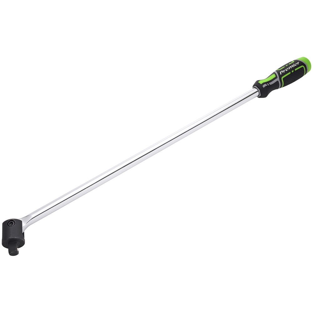 Sealey Premier Breaker Bar 1/2""Sq Drive 600mm - Hi-Vis Green