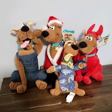 Hanna Barbera Scooby Doo 12" Plush Lot of 4 Halloween, Christmas, Scarecrow