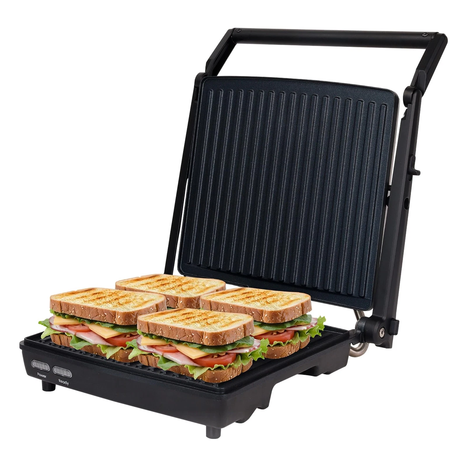 Panini Press Gourmet Sandwich Maker, Super Slim Design with Foldable Handle, ...
Opens in a new wind