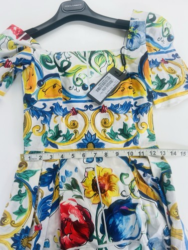 £1650 Rare DOLCE and GABBANA Majolica Dress Size IT 38 / UK 6 / US 2 BNWT - Picture 18 of 22