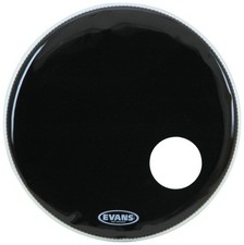 Evans EQ3 Series BD20RB Resonant Single Ply 20" Black Drumhead Drum Head