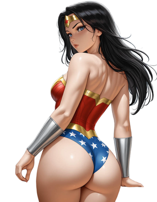 #ad Wonder Woman Comic Waifu Weatherproof Anime Sticker 6quot; Car Decal $14.95