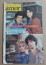 NOVELAS AMOR revista fotonovela VICTORIA RUFFO ENRIQUE ZERTUCHE CHRISTIAN BACH
