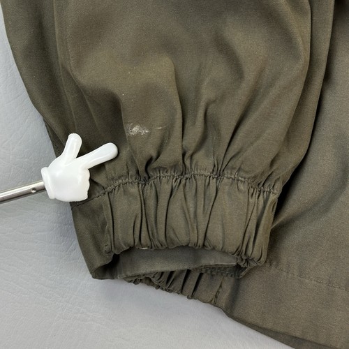 Vintage St Johns Bay Jacket Mens Large Dark Olive Full Zip Golf Windbreaker - Picture 10 of 15
