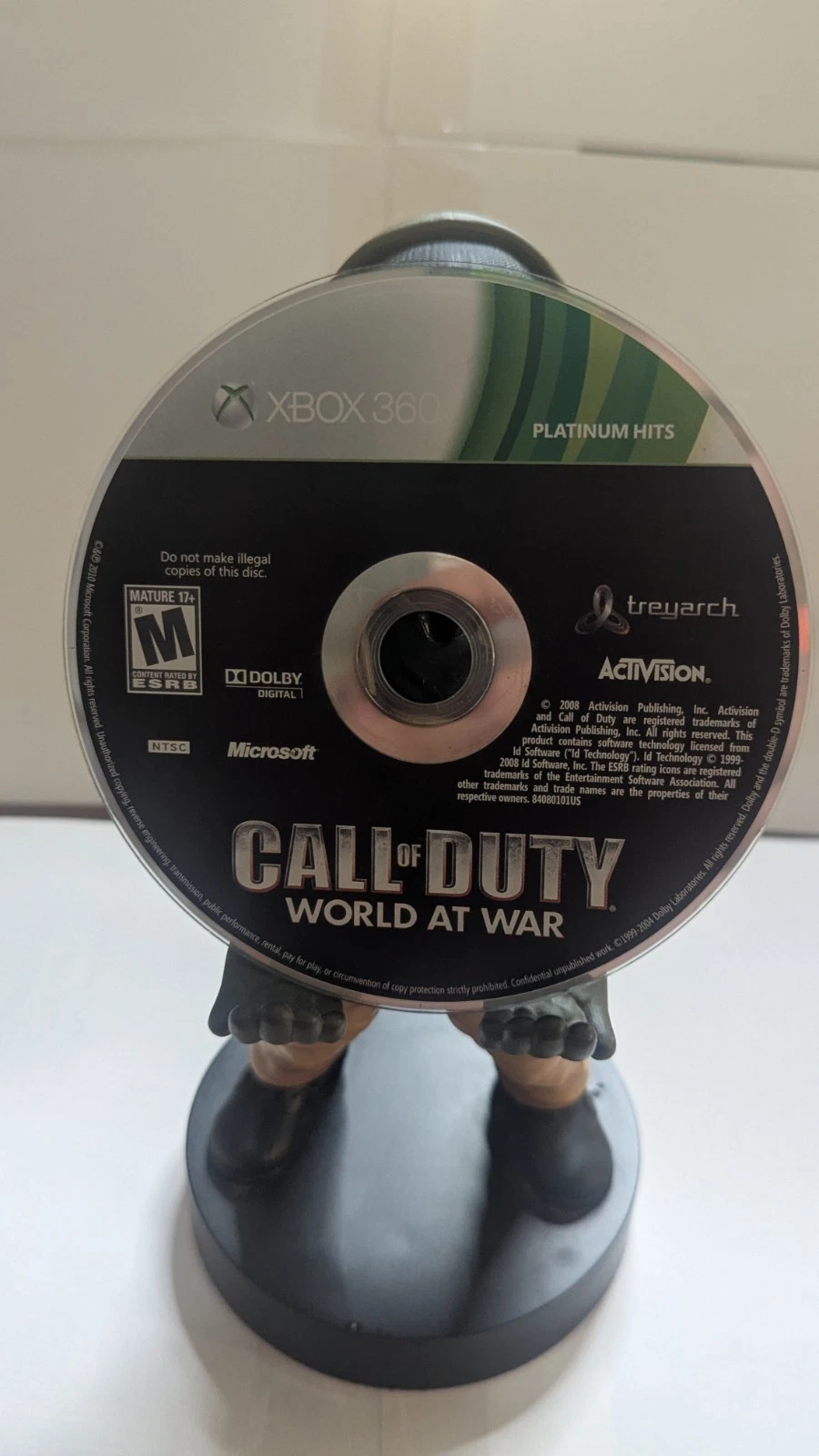 Call Of Duty World At War Platinum Hits - Xbox 360 - Disc Only
