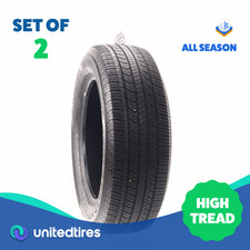 Set Of 2 Used 26560r20 Yokohama Geolandar X-cv G057 112h - 8.532 Set Of 2 Used 26560r20 Yokohama Geolandar X-cv G057 112h - 8.532