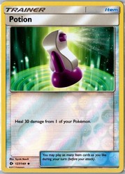 Potion 127/149 Sun & Moon Base Set Uncommon Pokemon TCG