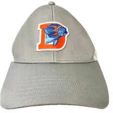 SIMMS Fishing Products Denver Broncos Logo Hat Snapback Mesh Cap Rare New!