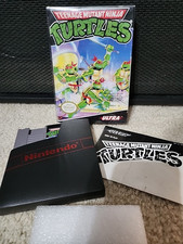 Teenage Mutant Ninja Turtles 1989 NES Game Authentic CIB W/Box/Manual/Sleeve VG+