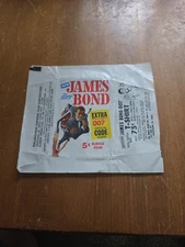 1966 James Bond 007 5¢ Vintage Wax Pack Wrapper